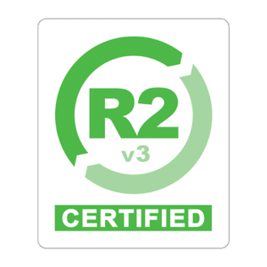 R2v3 Certified Logo on a transparent background